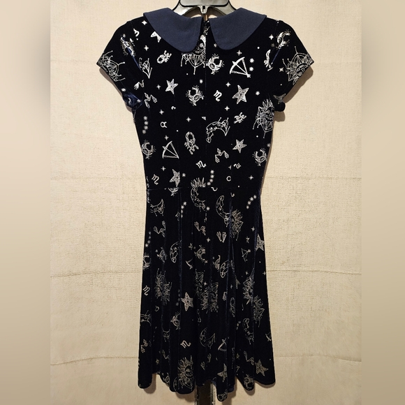 Zodiac Velour Velvet Dress - Modcloth x Collectif - Picture 3 of 4